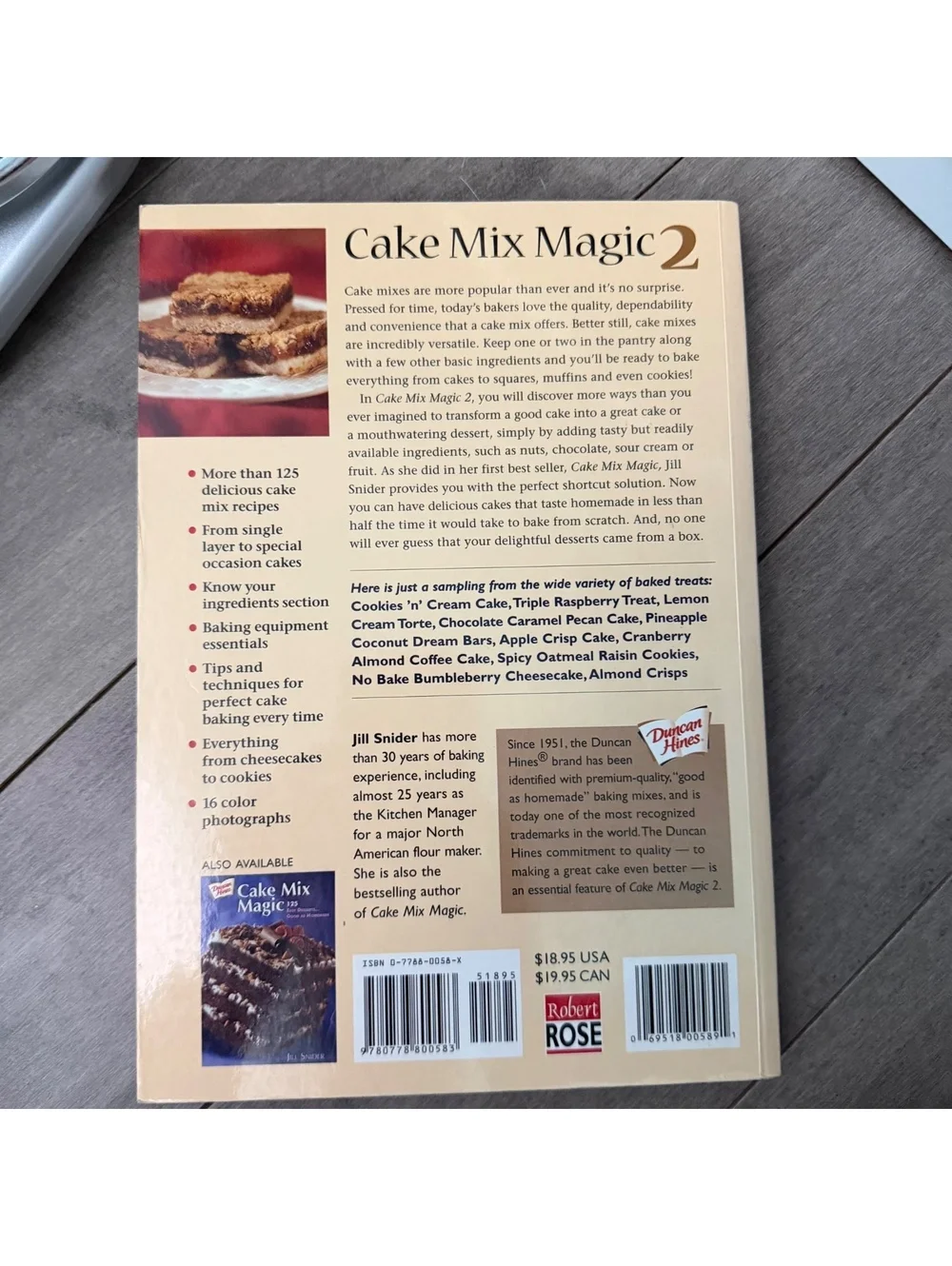 Cake Mix Magic 2 by Jill Snider - Cookbook with 125+ Easy Dessert Recipes